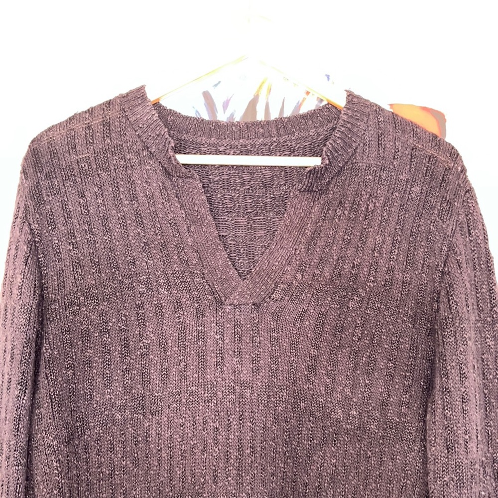 Billy Reid rustic nautical Scandinavian woven wool sweater